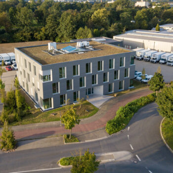 Die Unternehmenszentrale der Janssen GmbH Logistics and Service in Hilden.